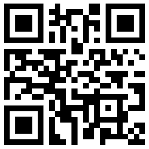 QR code for a URL shortened with Bitly