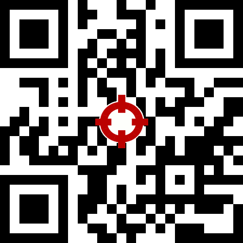QR code with error correction level H, dimensions 25x25, encoding 14 characters