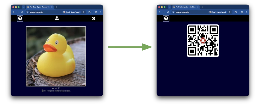 Clear the shared resources and start with a new QR code