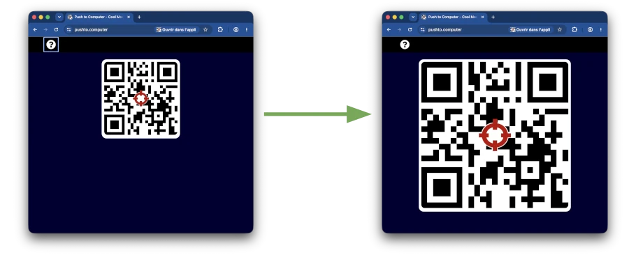 Enlarge your QR